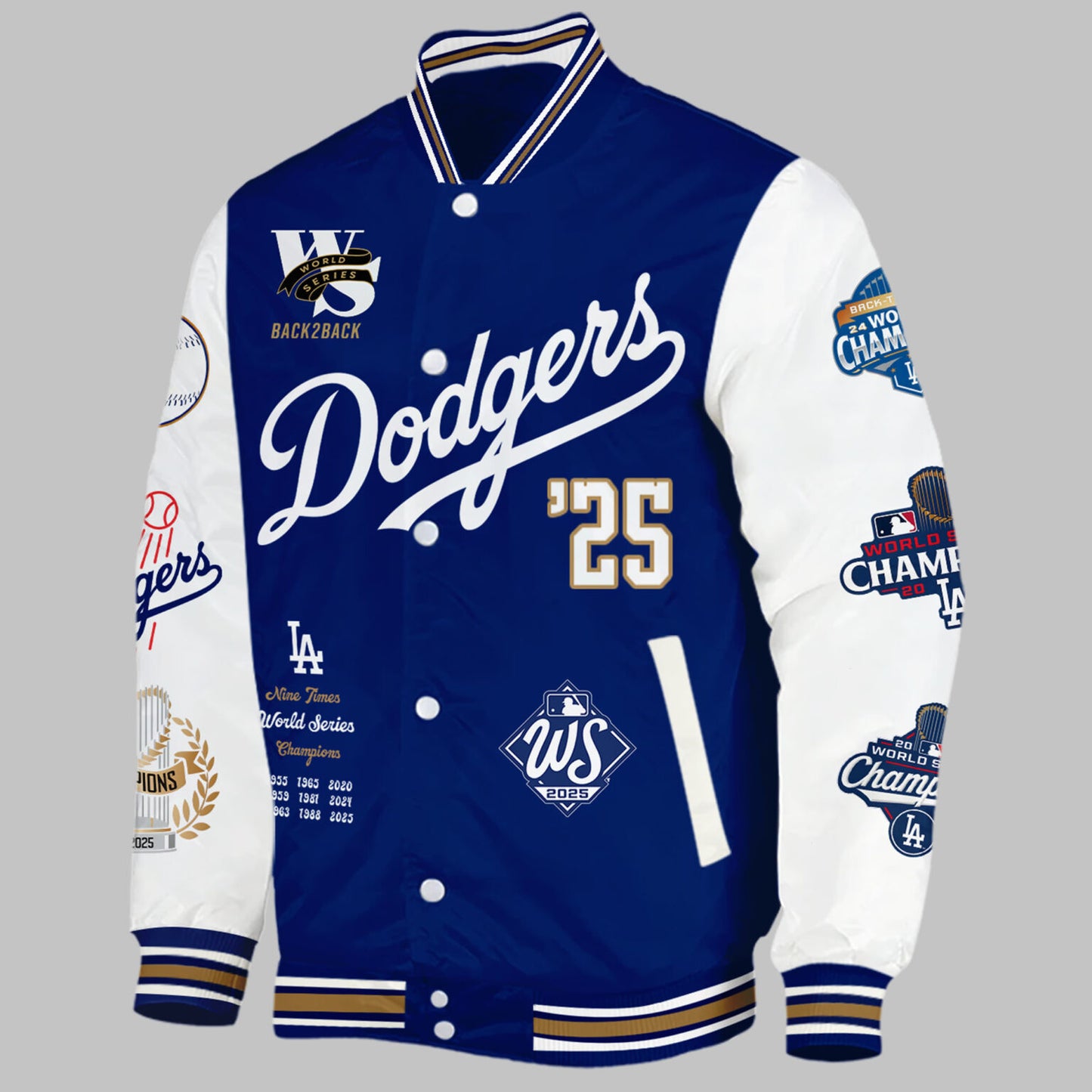 LA Dodgers – 2025 World Series Champions Limited Edition Combo Jacket