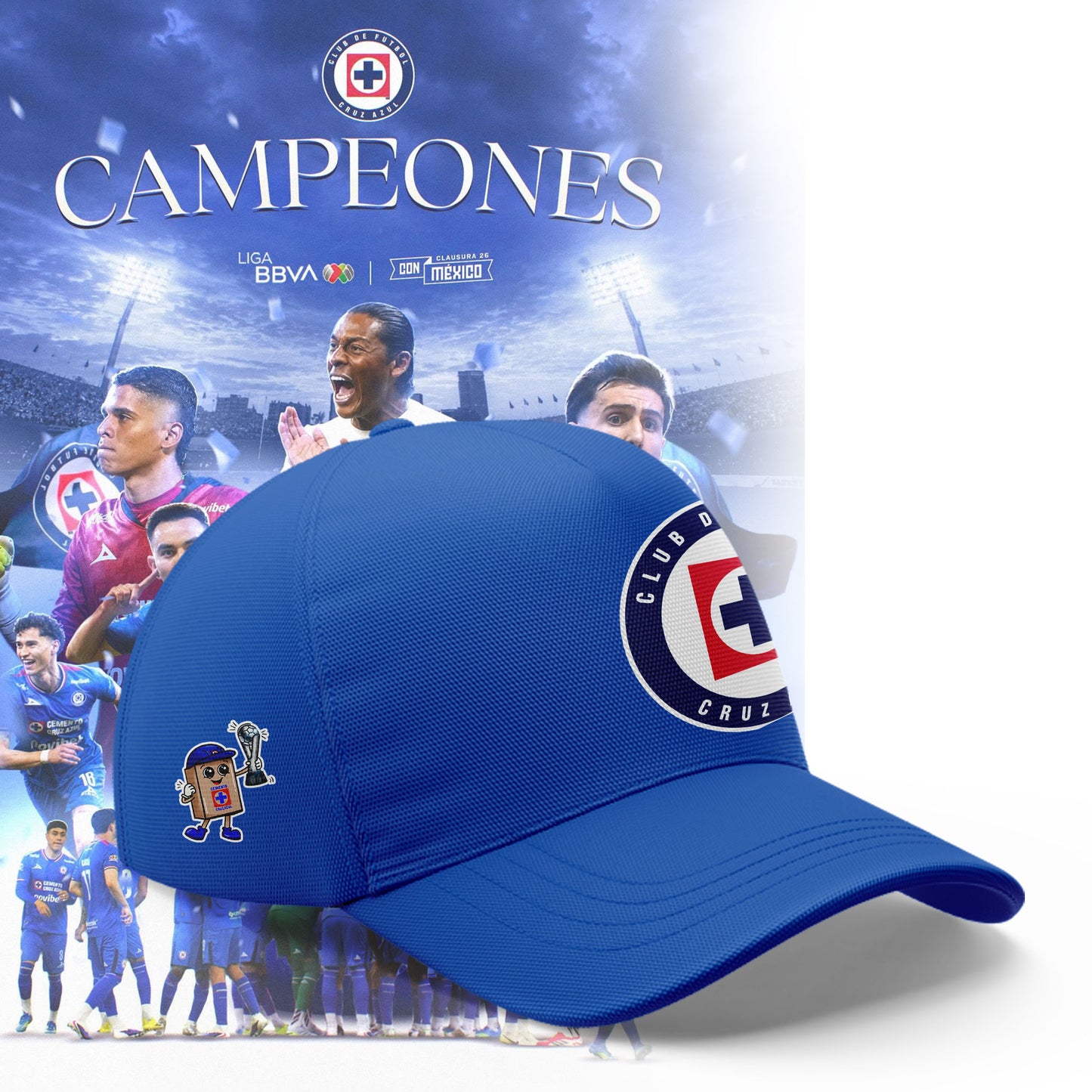 Cruz Azul Campeón del Clausura 2026 3D Apparel T-Shirt
