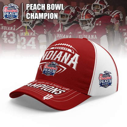 Indiana Hoosiers Champions Peach Bowl 2025/26 Half Zip Hoodie