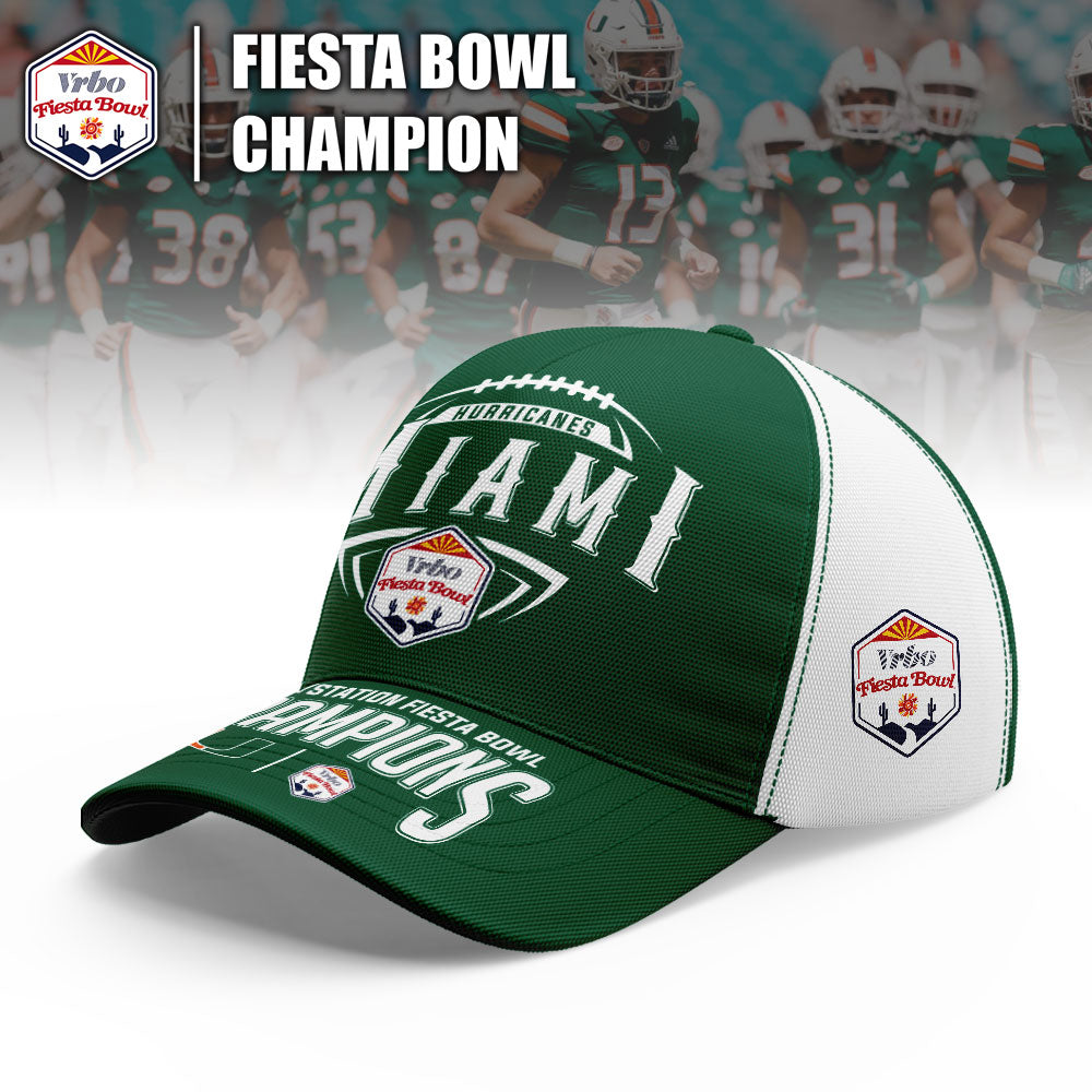 Miami Hurricanes College Football Playoff 2025 Fiesta Bowl Champions Combo T-Shirt