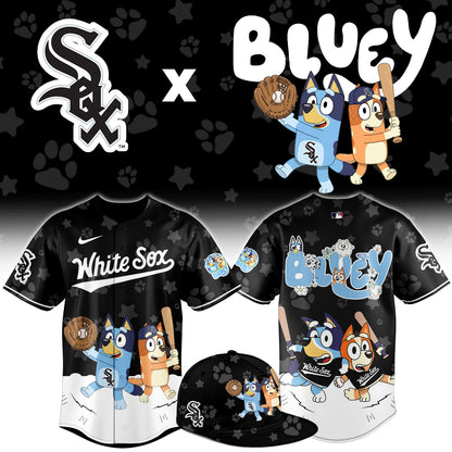 C.White Sox Bluey Night Limited Baseball Jersey