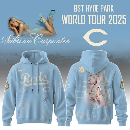 C Reds x Sabrina Carpenter “Short n’ Sweet Tour” Hoodie Editions Limited +Selling Out Fast