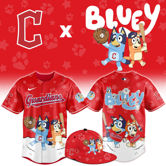 C.Guardians Bluey Night Limited Baseball Jersey