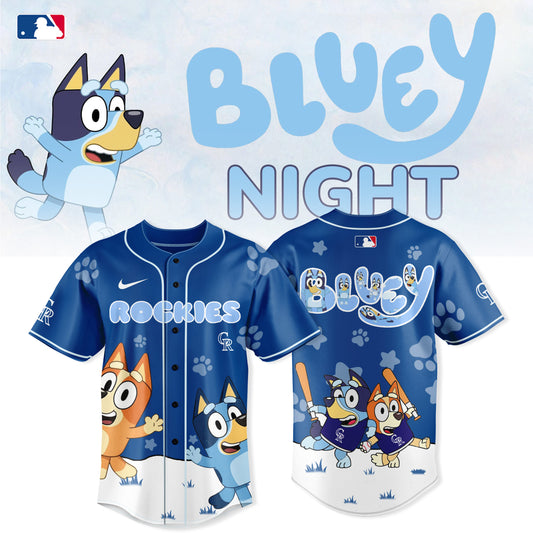 Colorado Rockies x Bluey New Collection Jersey