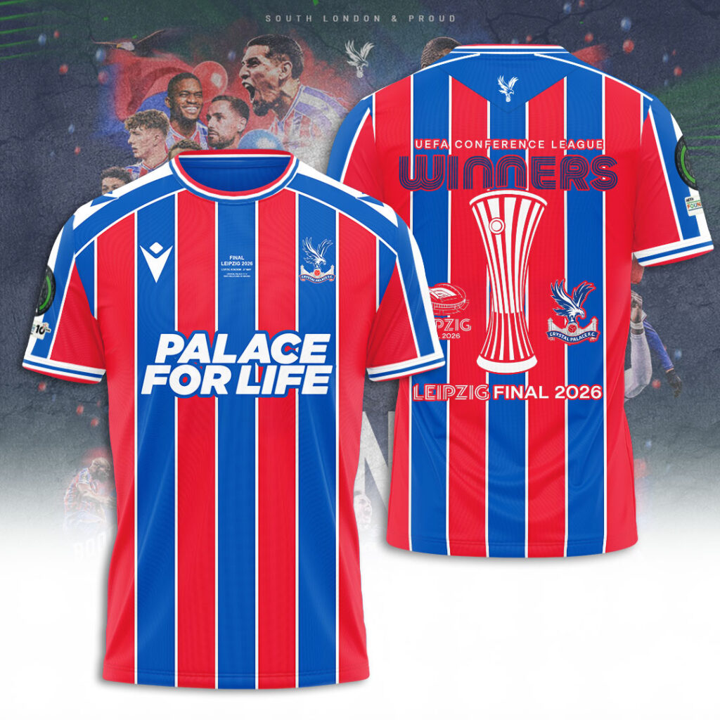 Crystal Palace 2025-26 UEFA Conference League Winners T-Shirt