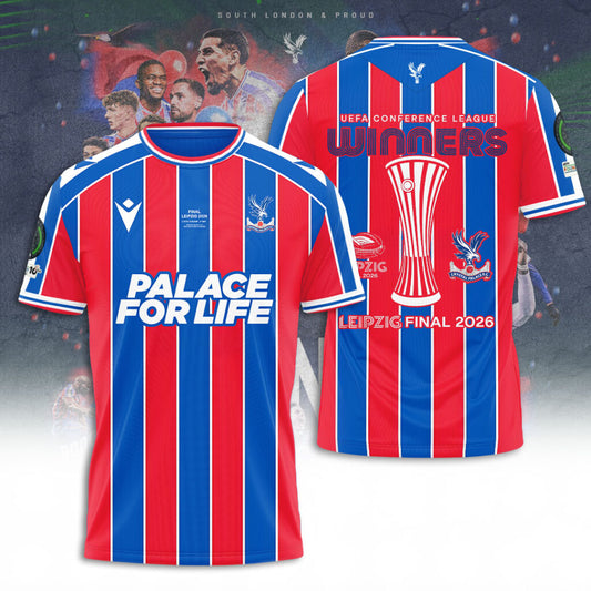 Crystal Palace 2025-26 UEFA Conference League Winners T-Shirt