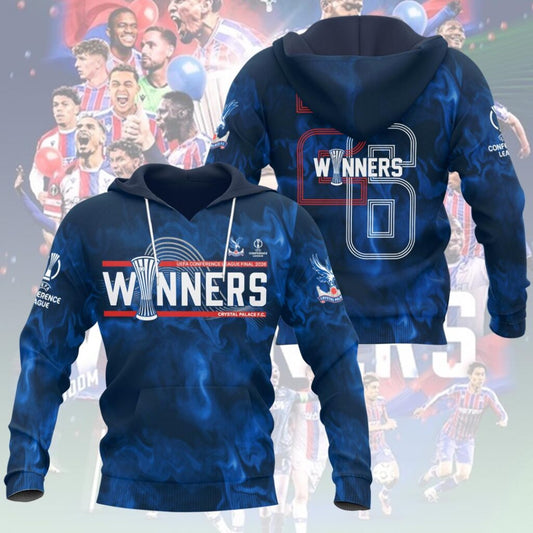 Crystal Palace 2025-26 UEFA Conference League Winners Hoodie
