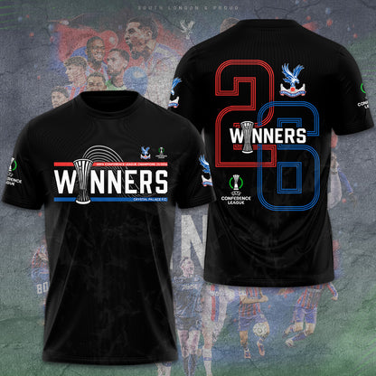 Crystal Palace 2025-26 UEFA Conference League Winners T-Shirt