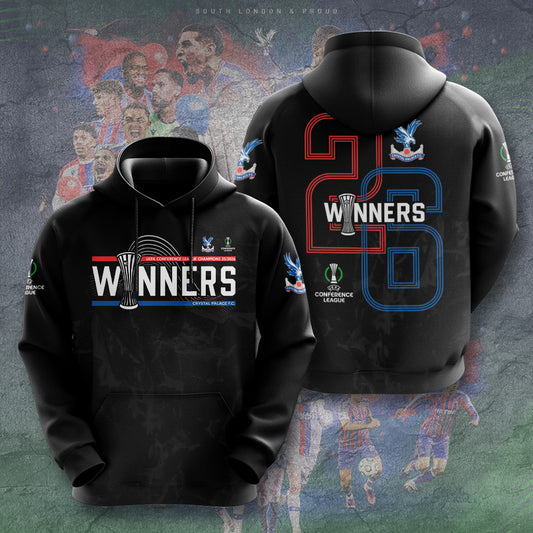 Crystal Palace 2025-26 UEFA Conference League Winners Hoodie