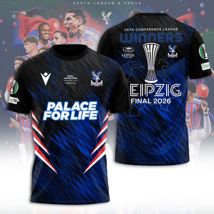 Crystal Palace 2025-26 UEFA Conference League Winners T-Shirt