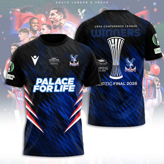 Crystal Palace 2025-26 UEFA Conference League Winners T-Shirt