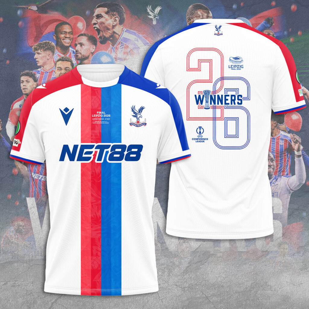Crystal Palace 2025-26 UEFA Conference League Winners T-Shirt