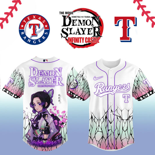 Texas Rangers _ Demon Slayer Jersey 2025