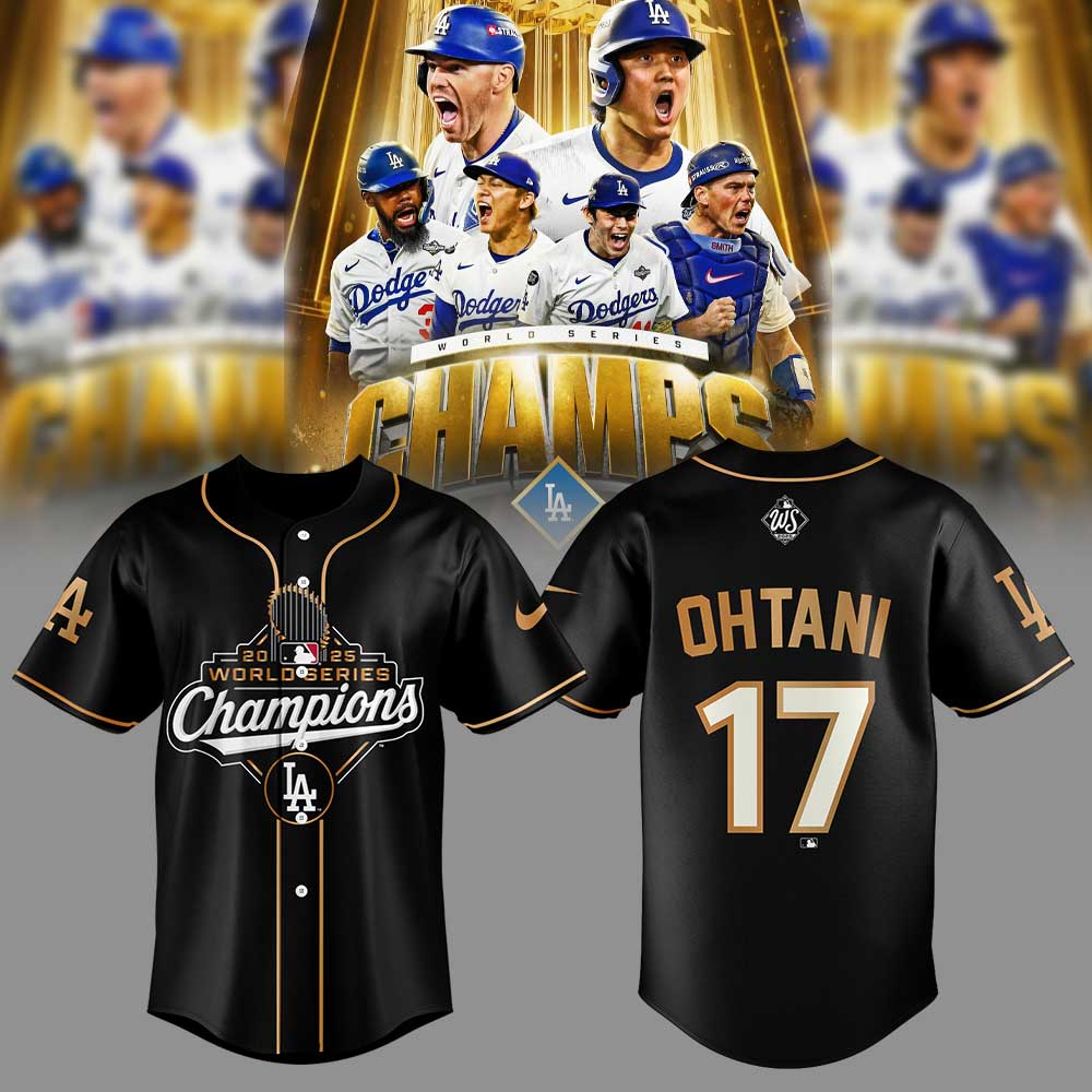 LA Dodgers 2025 World Series Champions Limited Edition Combo Jersey