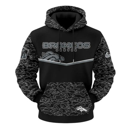 Limited Edition D.Broncos x RFLCTV Black Collection Hoodie