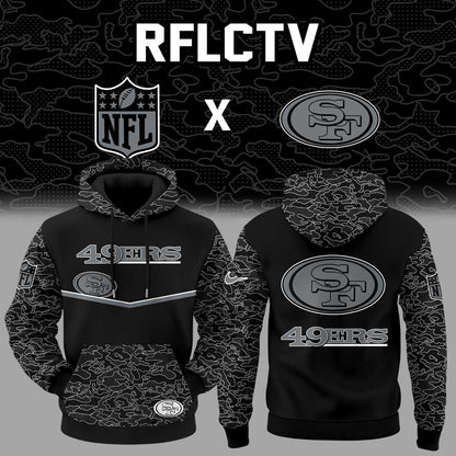 Limited Edition SF.49ers x RFLCTV Black Collection Hoodie