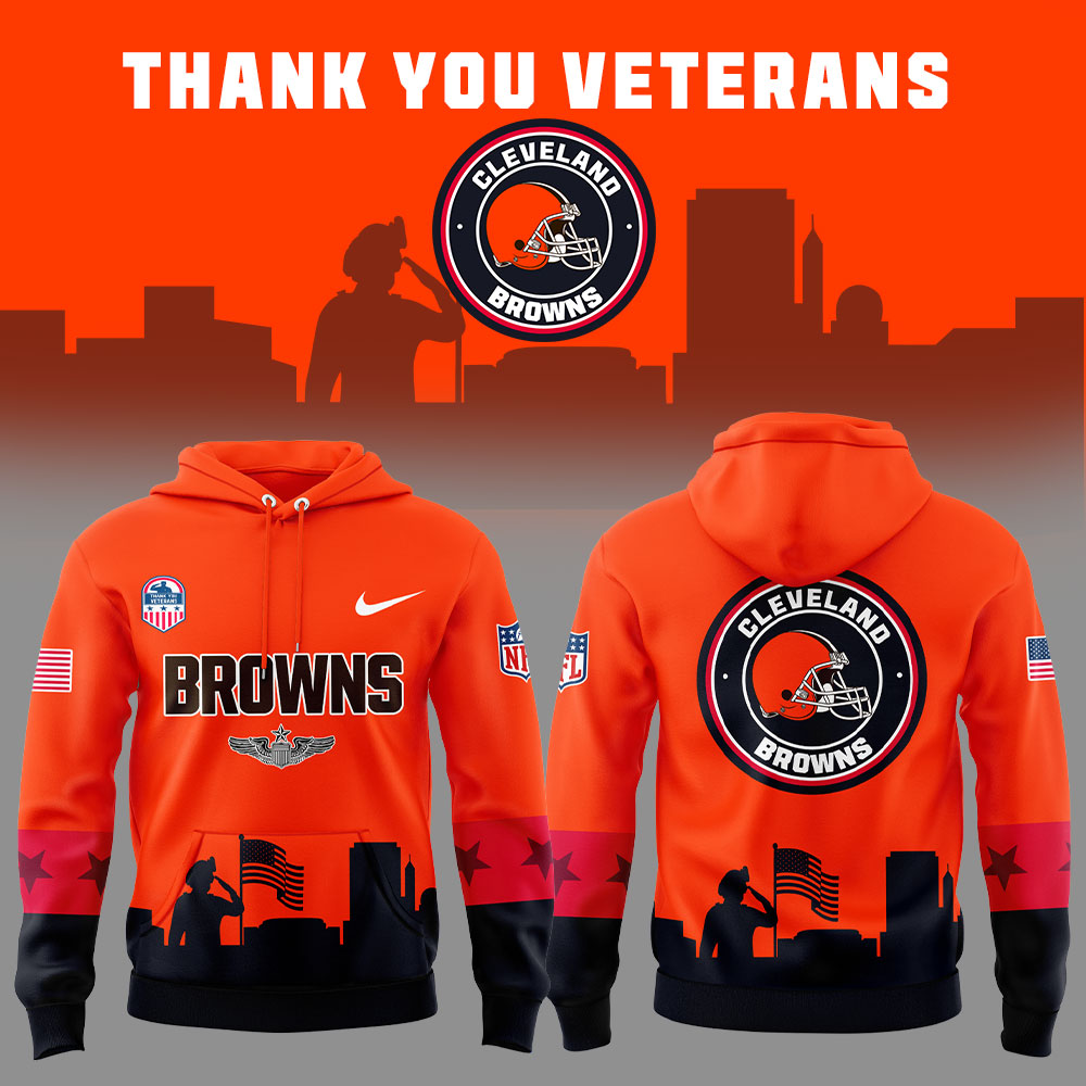 Cleveland Browns 2025 Salute to Service Combo Hoodie