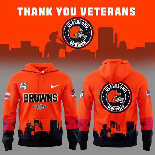 Cleveland Browns 2025 Salute to Service Combo Hoodie