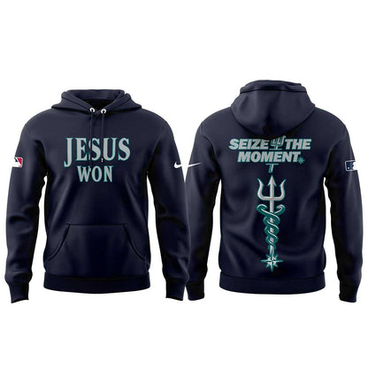 Seattle Mariners Jesus Won Combo Hoodie