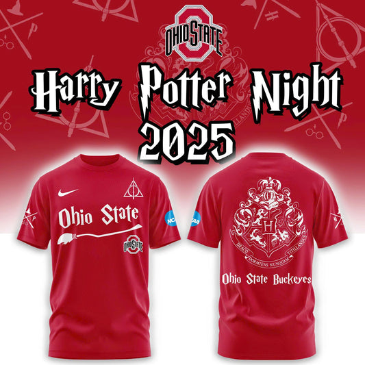 .Limited Edition Ohio State Buckeyes x Harry Potter 2025 Shirt