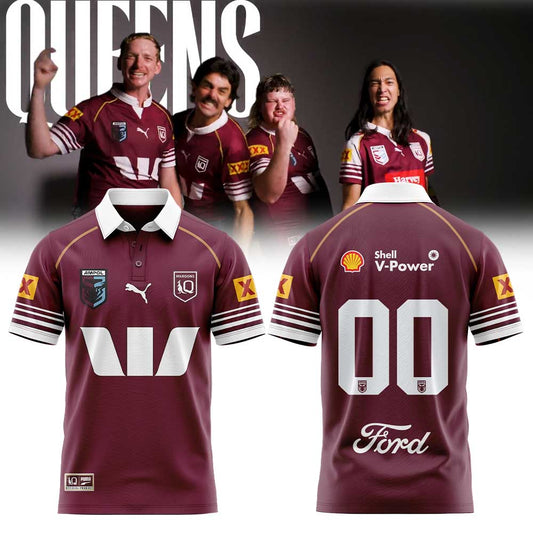 Queensland Maroons 2026 QLD Maroons Captain’s Run Men’s Polo