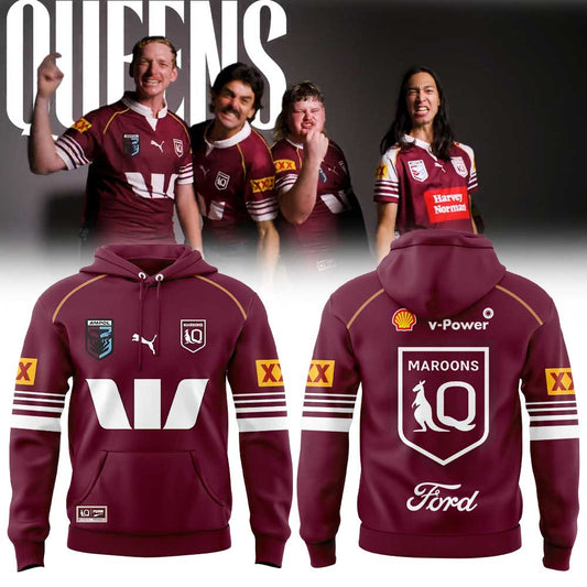 Queensland Maroons 2026 Uniform Hoodie