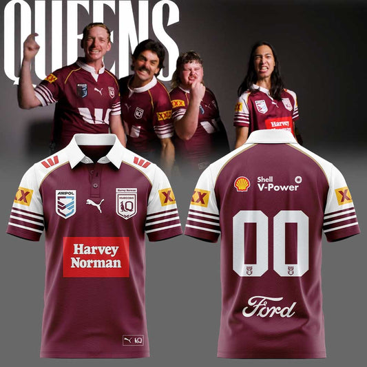 Queensland Maroons 2026 QLD Maroons Captain’s Run Men’s Polo