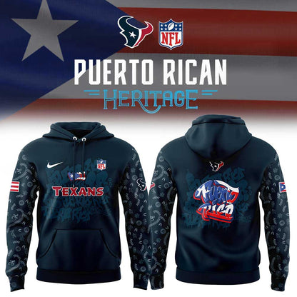 H.Texans Puerto Rican Heritage Combo Hoodie