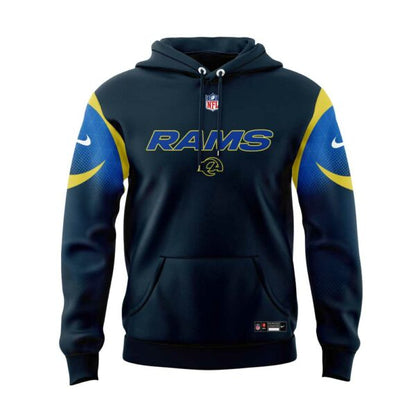 Limited Editon LA.Rams New Rivalries Mid Night Mod Uniform 2025 Hoodie