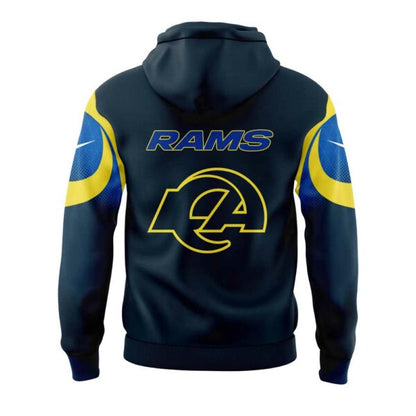 Limited Editon LA.Rams New Rivalries Mid Night Mod Uniform 2025 Hoodie