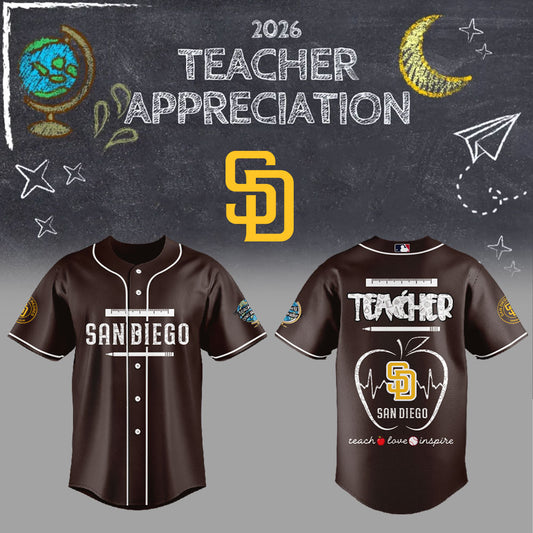 San Diego Padres Teacher Appreciation 2026 Jersey