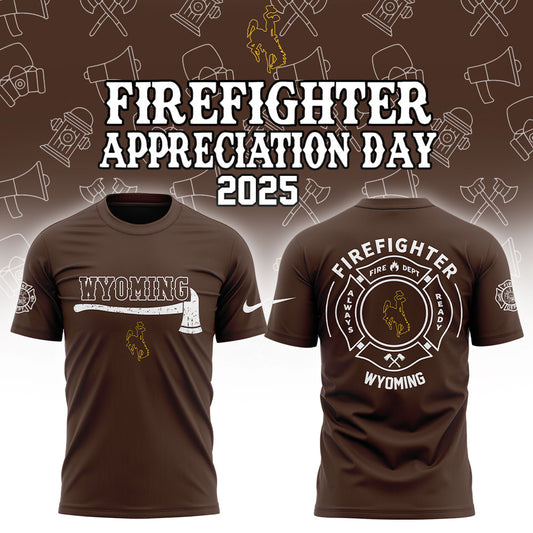 Wyoming Cowboy Firefighter Application Day Shirt