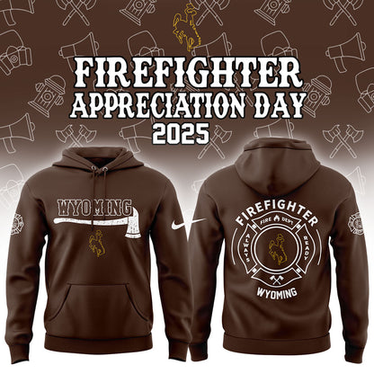 Wyoming Cowboy Firefighter Application Day Hoodie
