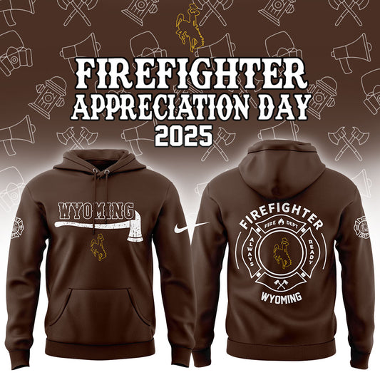 Wyoming Cowboy Firefighter Application Day Hoodie