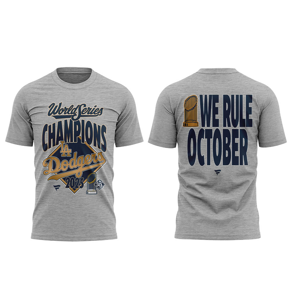 LA Dodgers – 2025 World Series Champions Limited Edition Combo T-Shirt