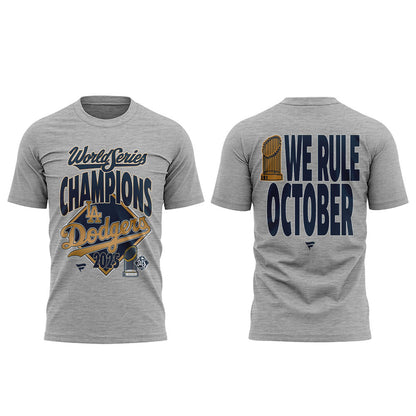 LA Dodgers – 2025 World Series Champions Limited Edition Combo T-Shirt