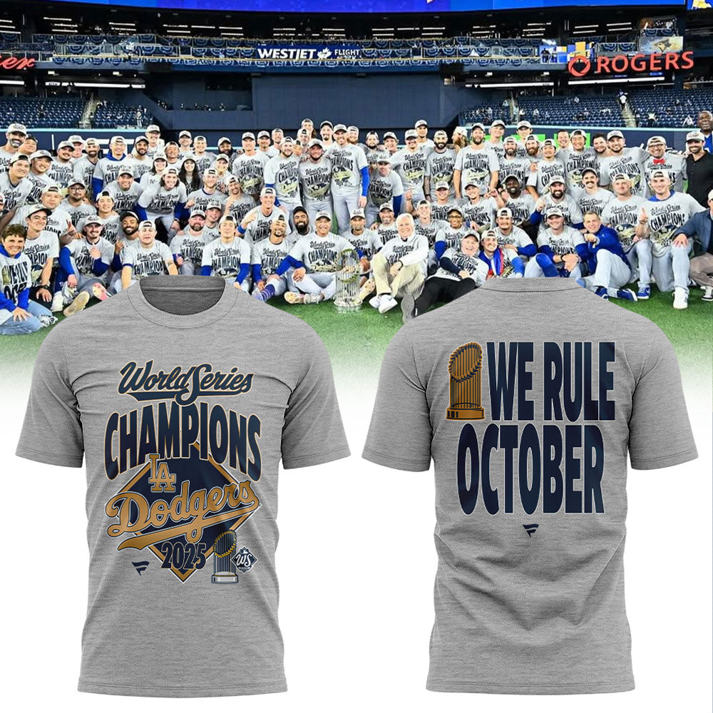 LA Dodgers – 2025 World Series Champions Limited Edition Combo T-Shirt