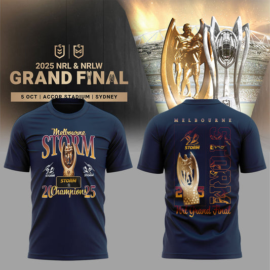 Melbourne Storm – NRL 2025 Champions T-shirt