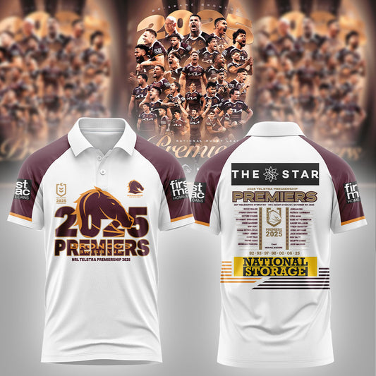 B.Broncos Finals 2025 Champions Combo Polo