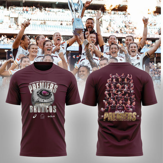 Brisbane Broncos 2025 Womens Premiers Combo Shirt