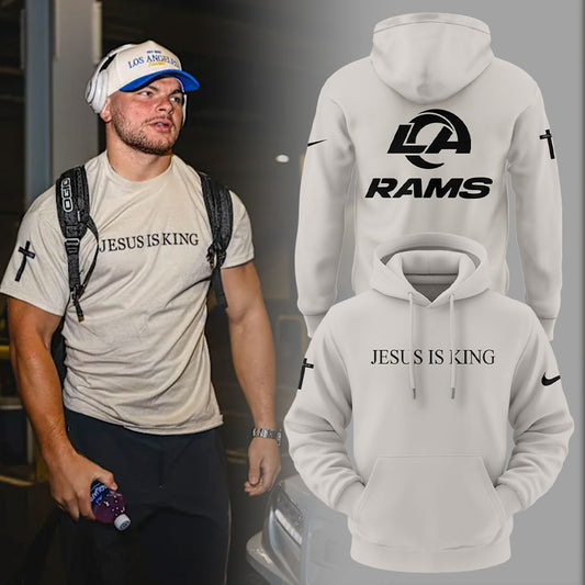 Limited Editon L.A Rams Jesus is King V2 Hoodie