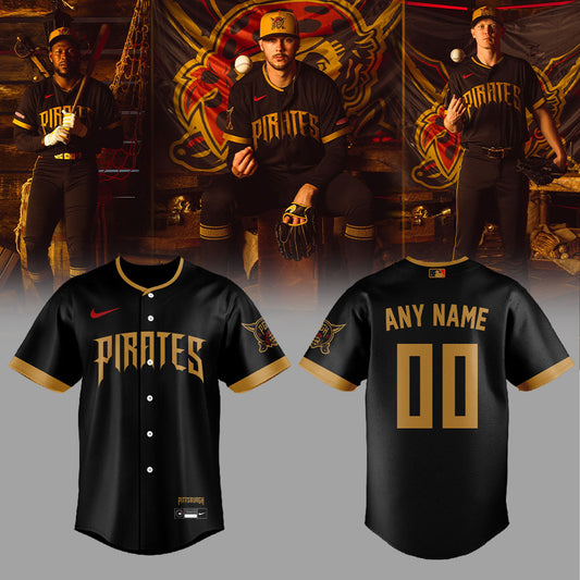 Pittsburgh Pirates 2026 City Connect Stadium Jersey Custom Name, Number