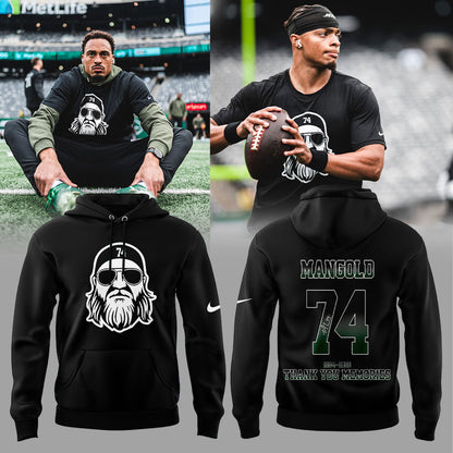 "74" A True Jet Nick Mangold Limited Edition Hoodie