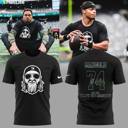 "74" A True Jet Nick Mangold Limited Edition T-Shirt
