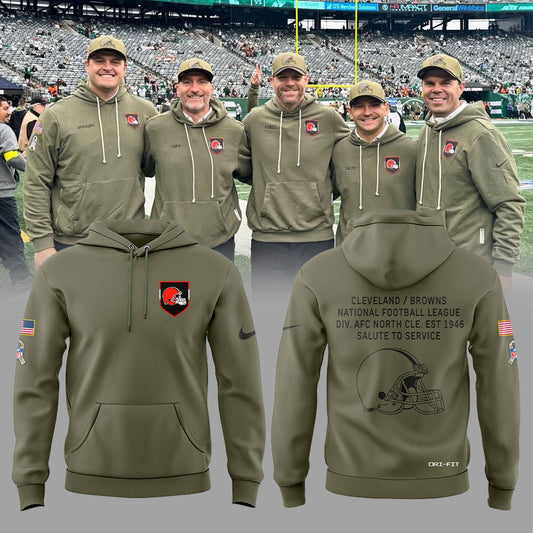 Cleveland Browns 2025 Salute to Service Combo Hoodie