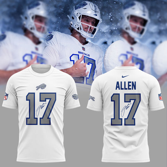 B.Bills Allen 17 Rivalries Signature Limited Edition Shirt