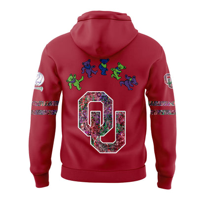 Limited Edition Oklahoma Soners Football Grateful Dead Night 2.0.2.5 Hoodie