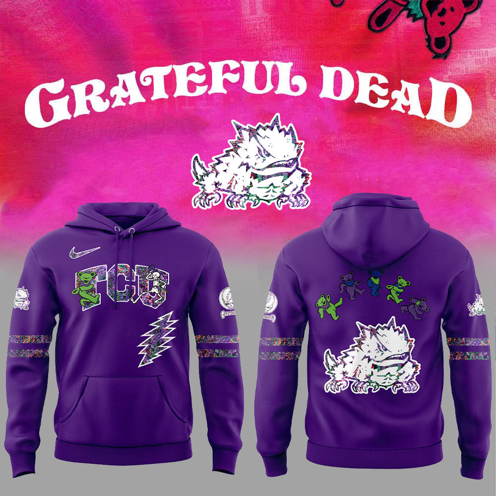 Limited Edition TCU Football Grateful Dead Night 2.0.2.5 Hoodie