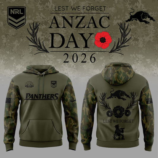 Penrith Panthers ANZAC Day 2026 Limited Edition Hoodie