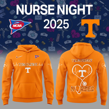 Limited Edition Tennessee Football NURSES NIGHT 2025 Hoodie